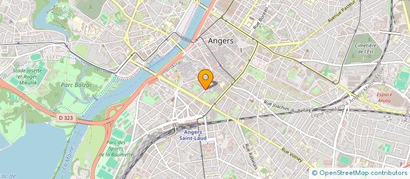 localisation de l'entreprise WICKED CREW à ANGERS