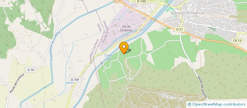 localisation de l'entreprise WICKED SOUNDS  LANCON-PROVENCE