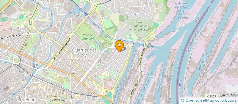 localisation de l'entreprise WICKER ALFRED  STRASBOURG