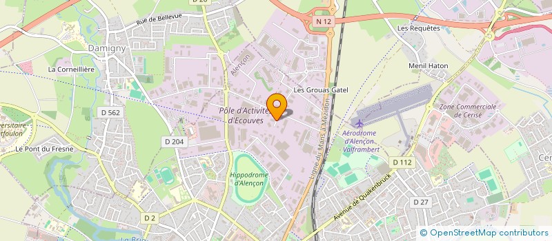 localisation de l'entreprise WICONNECT à ALENCON