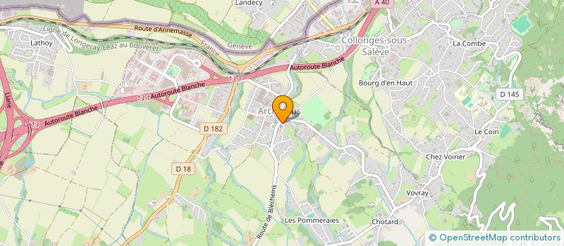 localisation de l'entreprise WIDA ESTATE  ARCHAMPS