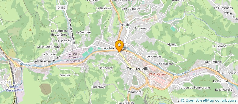 localisation de l'entreprise WIDAFA DISTRI  DECAZEVILLE