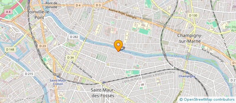 localisation de l'entreprise WIDE IT VISION à SAINT-MAUR-DES-FOSSES