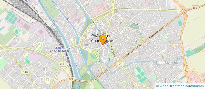 localisation de l'entreprise WIDE SLIDE  CHALONS-EN-CHAMPAGNE