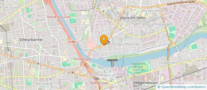 localisation de l'entreprise WIDE WORLD BUSINESS  VAULX-EN-VELIN