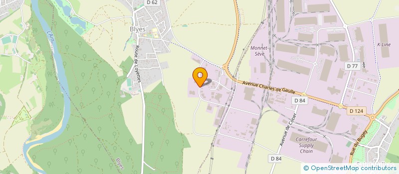 localisation de l'entreprise WIDEM LOGISTIQUE FRANCE  BLYES