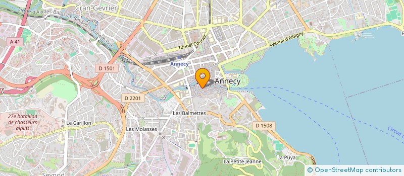 localisation de l'entreprise WIDEN PRODUCTION à ANNECY