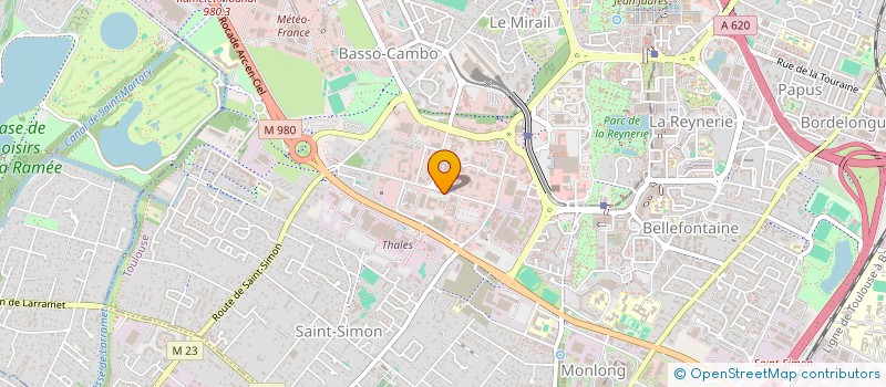 localisation de l'entreprise WIDESENS à TOULOUSE