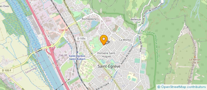 localisation de l'entreprise WIDETRACE à SAINT-EGREVE