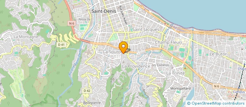 localisation de l'entreprise WIDIM à SAINT-DENIS