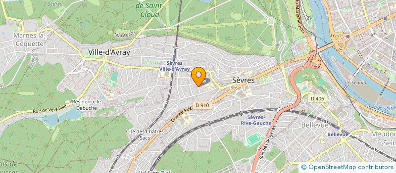 localisation de l'entreprise WIDOK à SEVRES