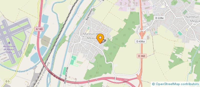 localisation de l'entreprise WIDOLINE à MAREUIL-LES-MEAUX