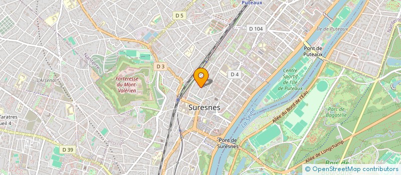 localisation de l'entreprise WIDOU à SURESNES