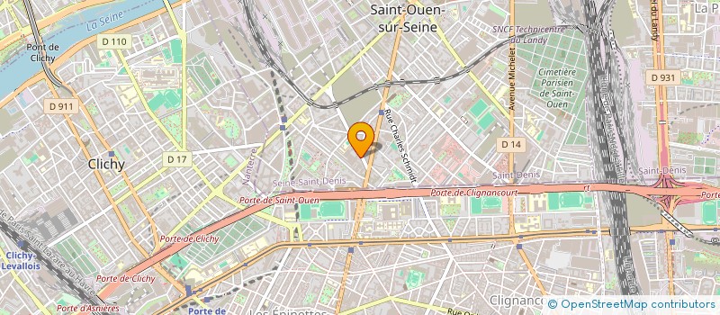 localisation de l'entreprise WIEBAT à SAINT-OUEN-SUR-SEINE