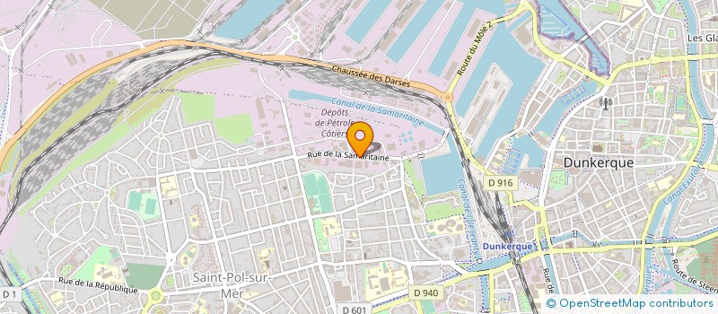 localisation de l'entreprise WIEL ORTHOPEDIE à DUNKERQUE