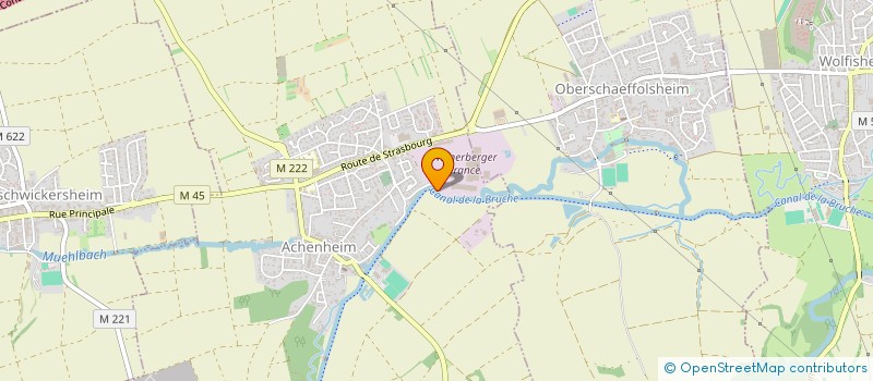 localisation de l'entreprise WIENERBERGER à ACHENHEIM