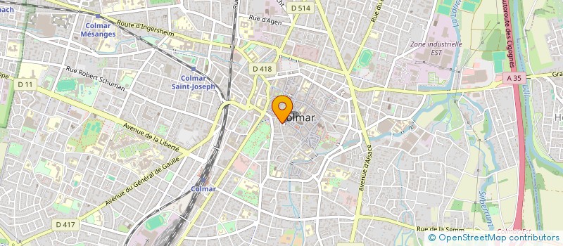 localisation de l'entreprise WIESEL CLAUS ROTH SEPHANIE LEPINAY EULALIE  COLMAR