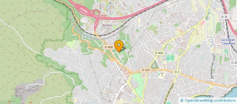 localisation de l'entreprise WIF & CO  LA CIOTAT