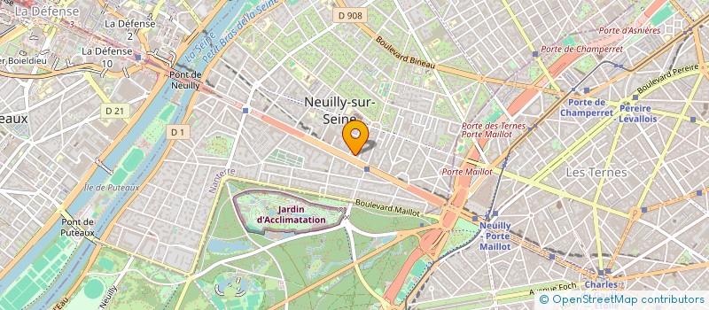 localisation de l'entreprise WIFAG SERVICES AG à NEUILLY-SUR-SEINE