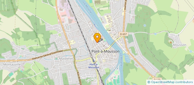 localisation de l'entreprise WIFI LORRAINE  PONT-A-MOUSSON