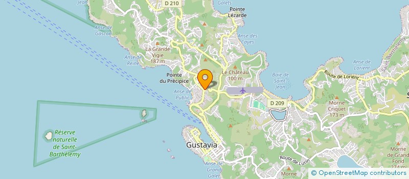 localisation de l'entreprise WIFILINK-INFRASTRUCTURE  SAINT BARTHELEMY