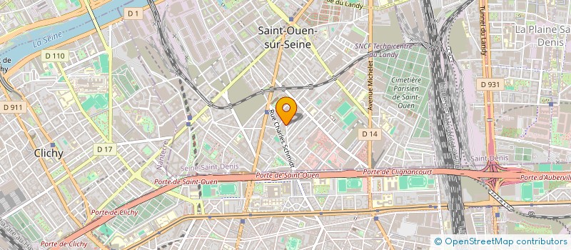 localisation de l'entreprise WIFINSITE à SAINT-OUEN-SUR-SEINE