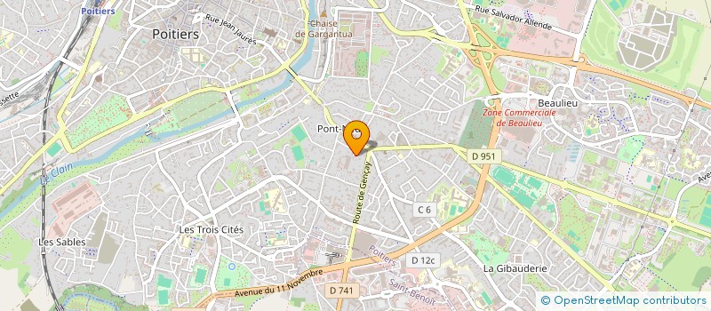 localisation de l'entreprise WIGEMS  POITIERS