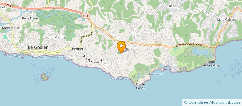 localisation de l'entreprise WIGF  LE GOSIER