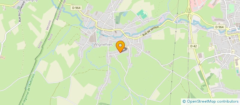 localisation de l'entreprise WIGNEHIES SPORT  WIGNEHIES