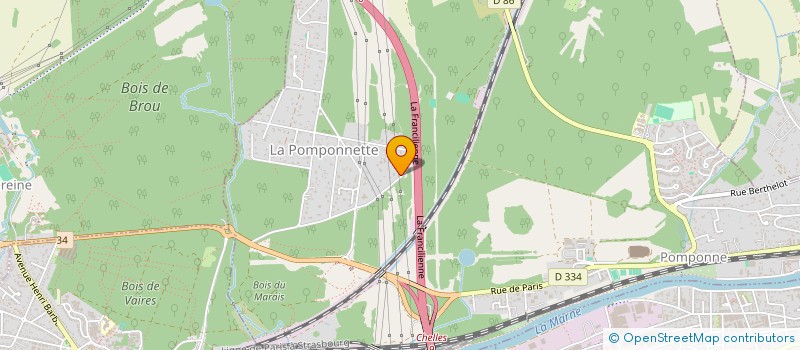 localisation de l'entreprise WIGOALS PARIS  POMPONNE