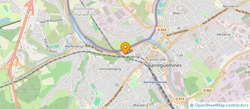 localisation de l'entreprise WIHLEN à SARREGUEMINES