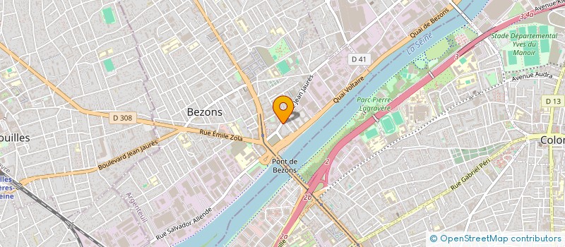 localisation de l'entreprise WIIS à BEZONS