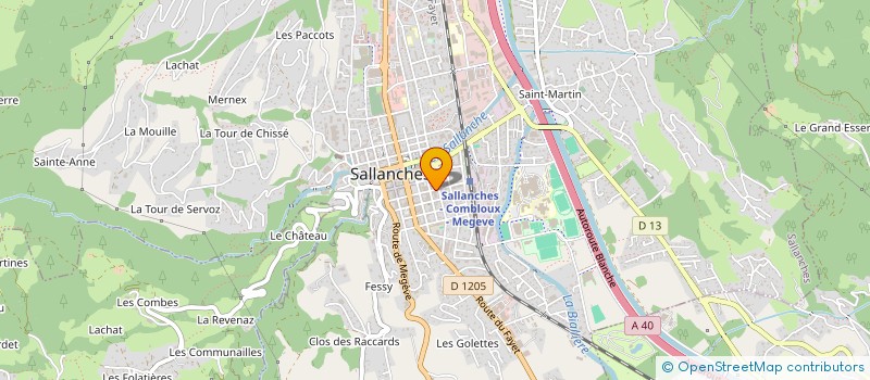 localisation de l'entreprise WIISALES à SALLANCHES