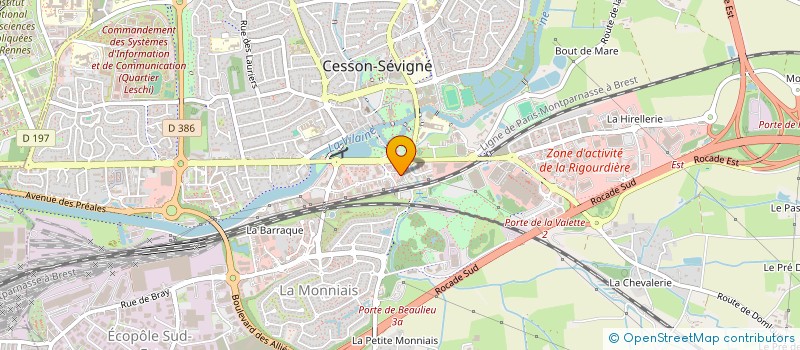 localisation de l'entreprise WIJIN à CESSON-SEVIGNE