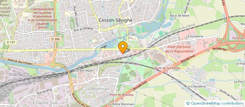 localisation de l'entreprise WIJIN ACADEMY  CESSON-SEVIGNE