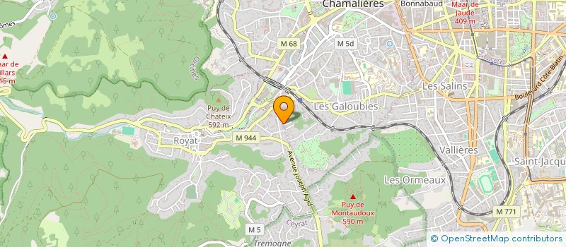 localisation de l'entreprise WIK  ROYAT