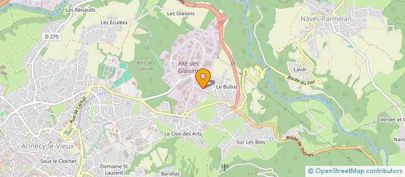 localisation de l'entreprise WIKANE RESEAU à ANNECY