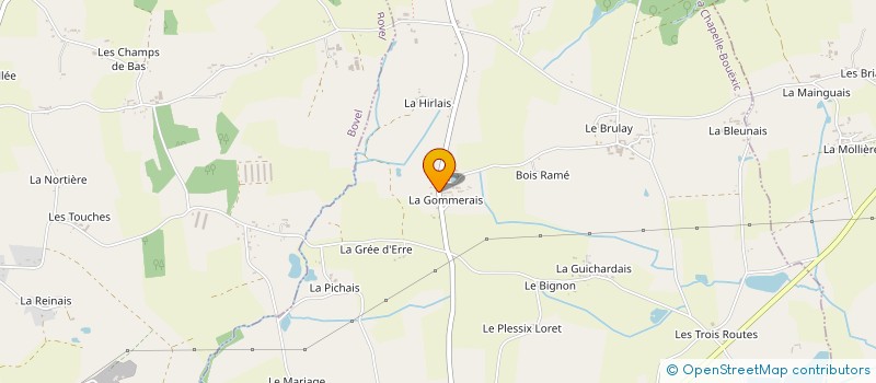 localisation de l'entreprise WIKCH-JSI FONCIERE  LA CHAPELLE-BOUEXIC