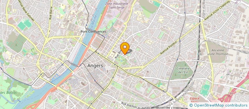 localisation de l'entreprise WIKI LEARN FORMATION à ANGERS