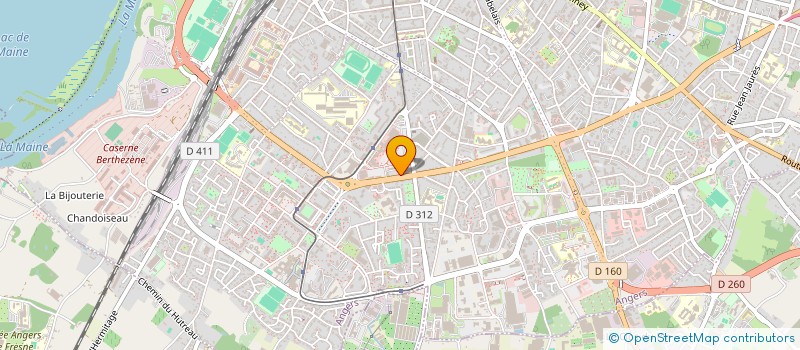 localisation de l'entreprise WIKIMEDIAS à ANGERS