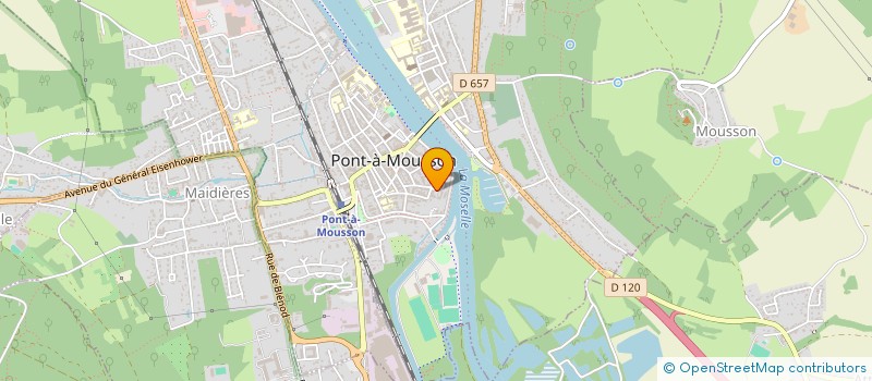 localisation de l'entreprise WIKINOOS  PONT-A-MOUSSON