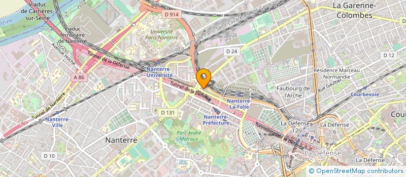 localisation de l'entreprise WIKITREE FRANCE à NANTERRE