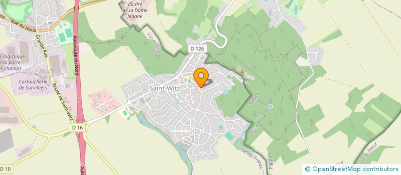 localisation de l'entreprise WIKIWATER  SAINT-WITZ