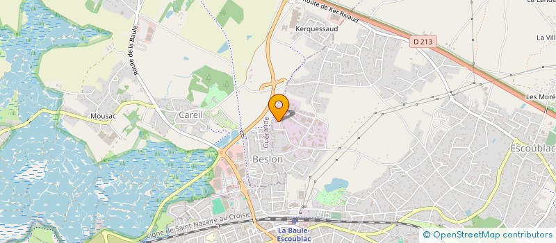 localisation de l'entreprise WIKLOG à LA BAULE-ESCOUBLAC