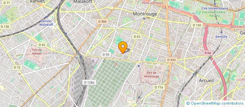 localisation de l'entreprise WIKREO  MONTROUGE