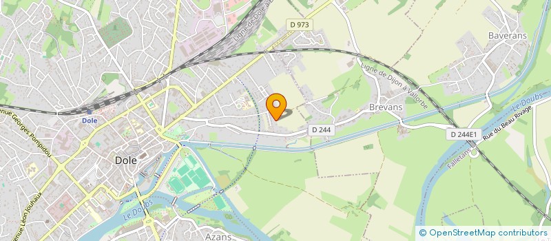 localisation de l'entreprise WIKTOR à DOLE