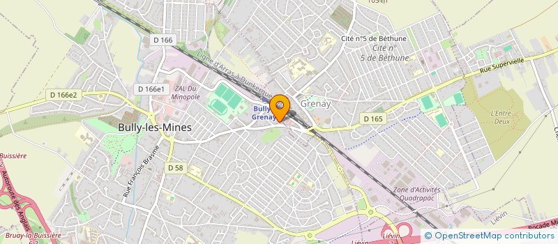 localisation de l'entreprise WIL AUTO  BULLY-LES-MINES