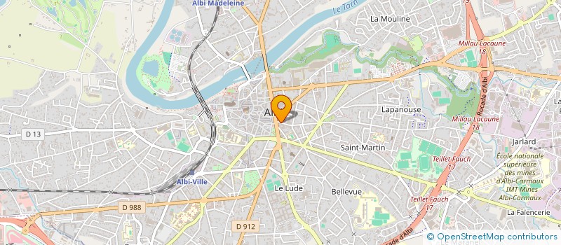 localisation de l'entreprise WIL ET ONA 81 à ALBI