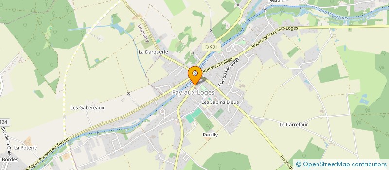 localisation de l'entreprise WIL OPTIQUE  FAY-AUX-LOGES