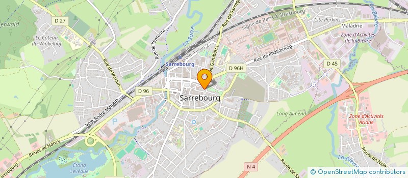 localisation de l'entreprise WILANICK à SARREBOURG